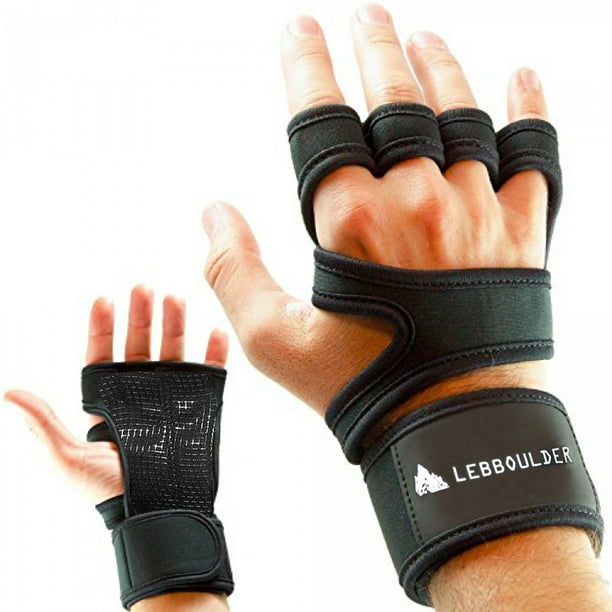 Weight Lifting Gloves With Wrap Support Strap Gym Training Fitness Glove Workout